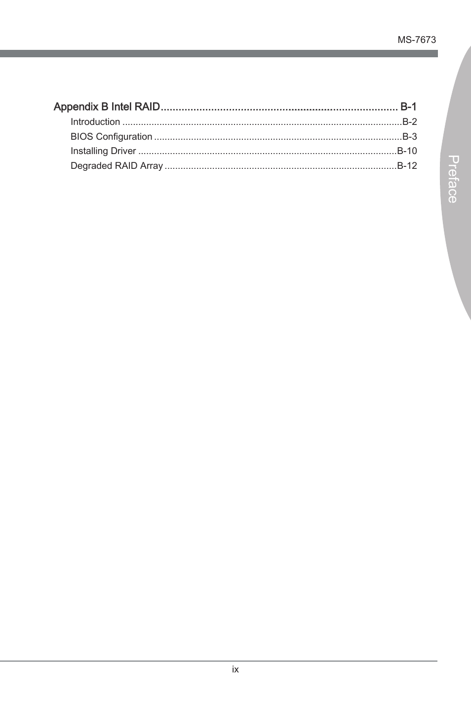 Preface | MSI P67A-G43 (B3) User Manual | Page 9 / 80