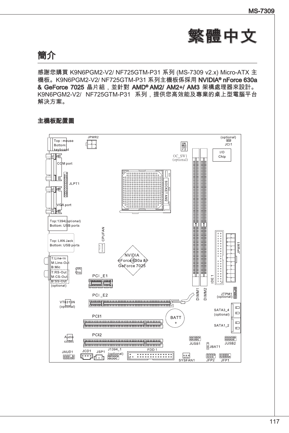 繁體中文 | MSI K9N6PGM2-V2(FOR EUP v2.2) User Manual | Page 117 / 153