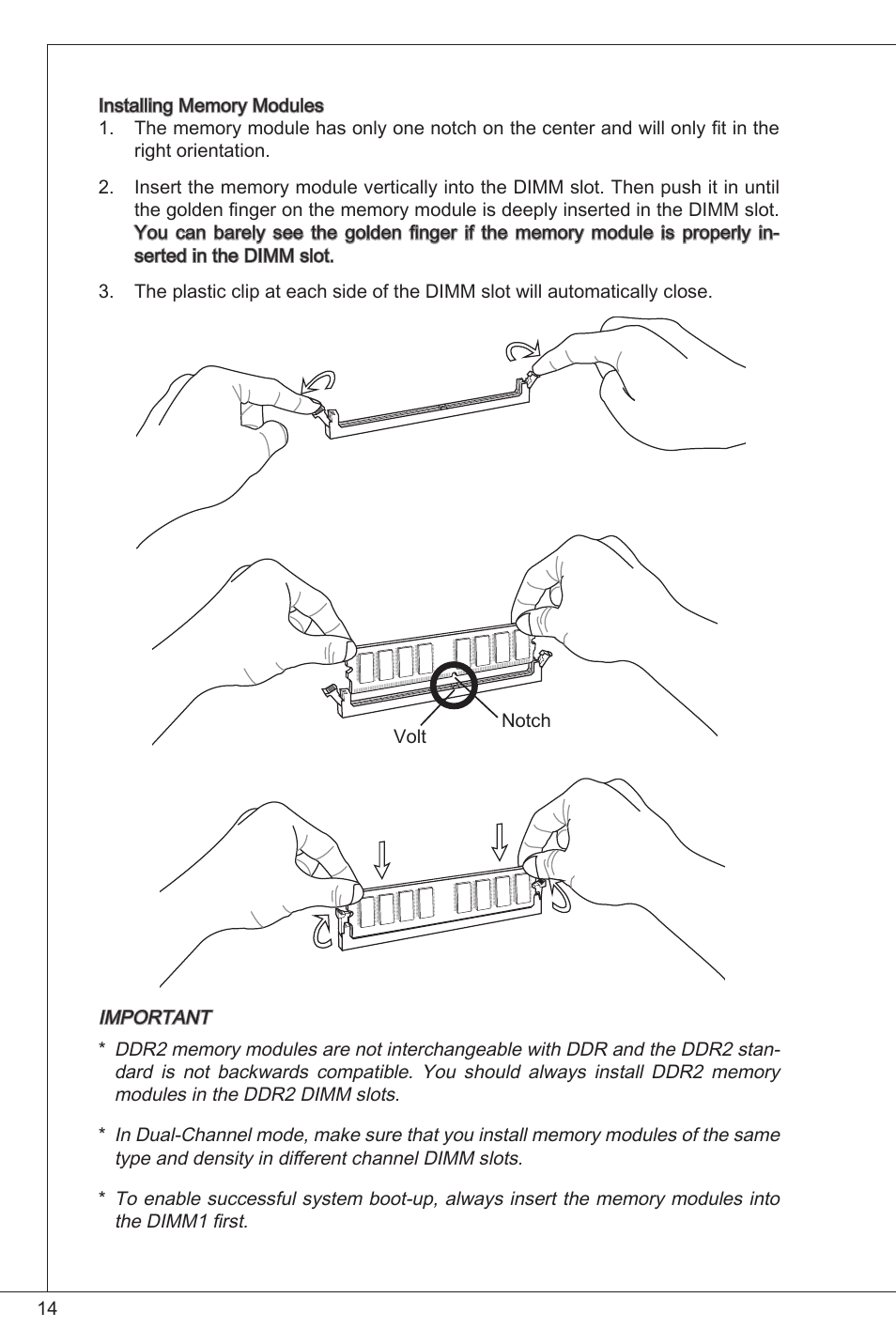 MSI K9N6PGM2-V2(FOR EUP v2.2) User Manual | Page 14 / 153