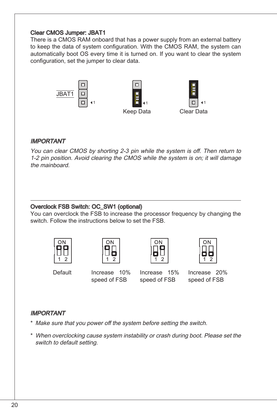 MSI K9N6PGM2-V2(FOR EUP v2.2) User Manual | Page 20 / 153