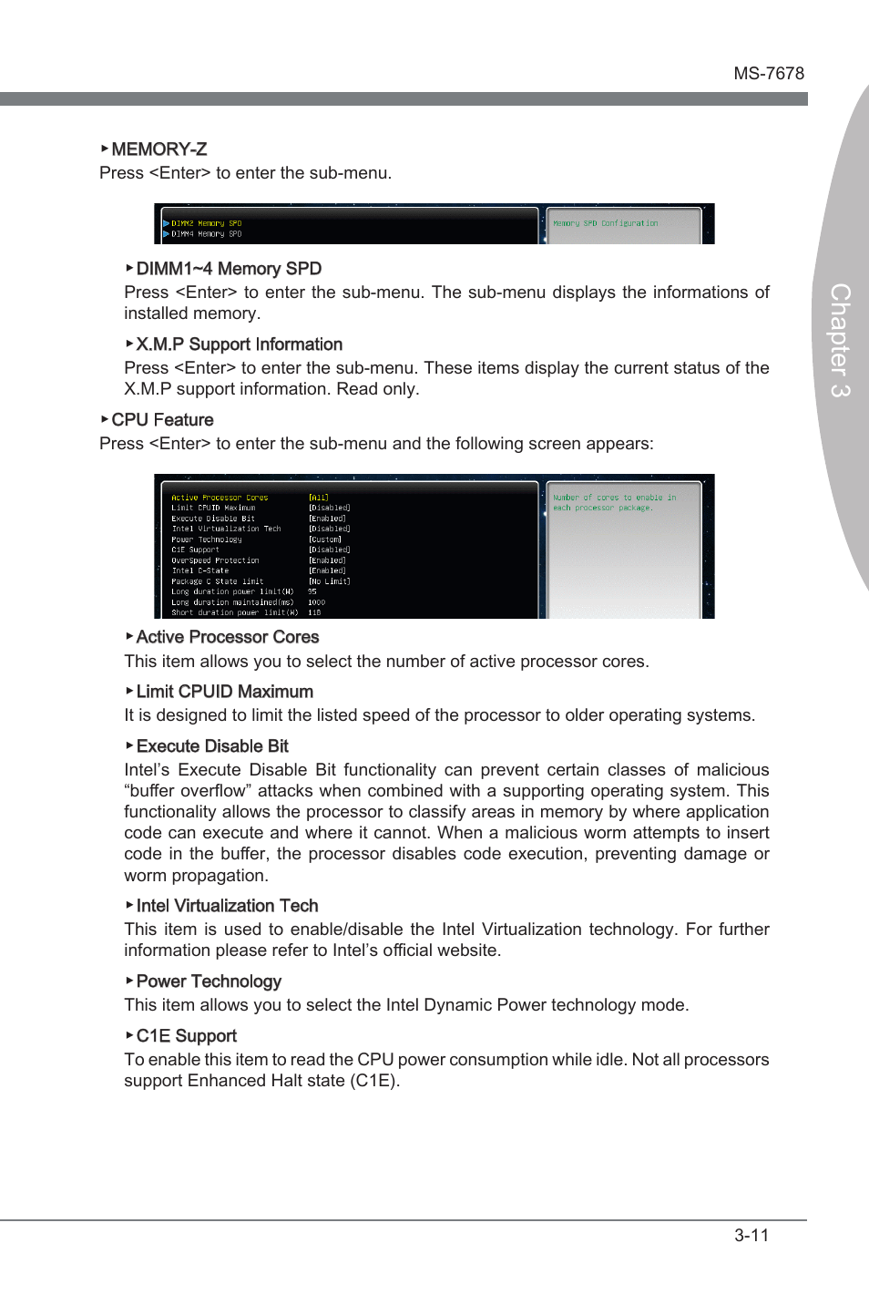 Chapter 3 | MSI H67MA-E45 (B3) User Manual | Page 47 / 78