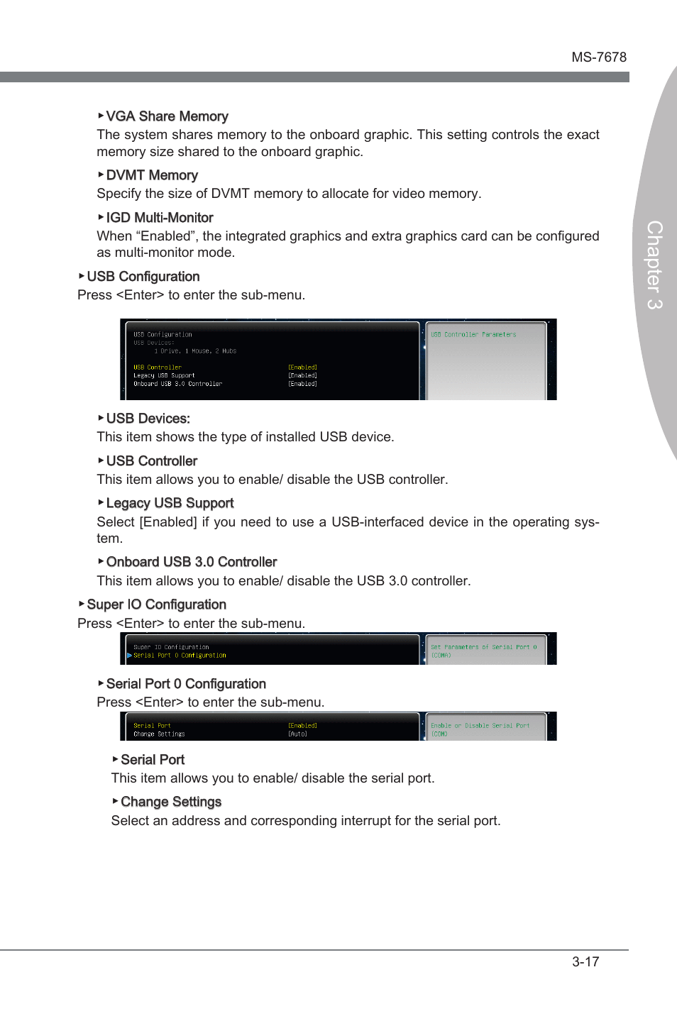 Chapter 3 | MSI H67MA-E45 (B3) User Manual | Page 53 / 78