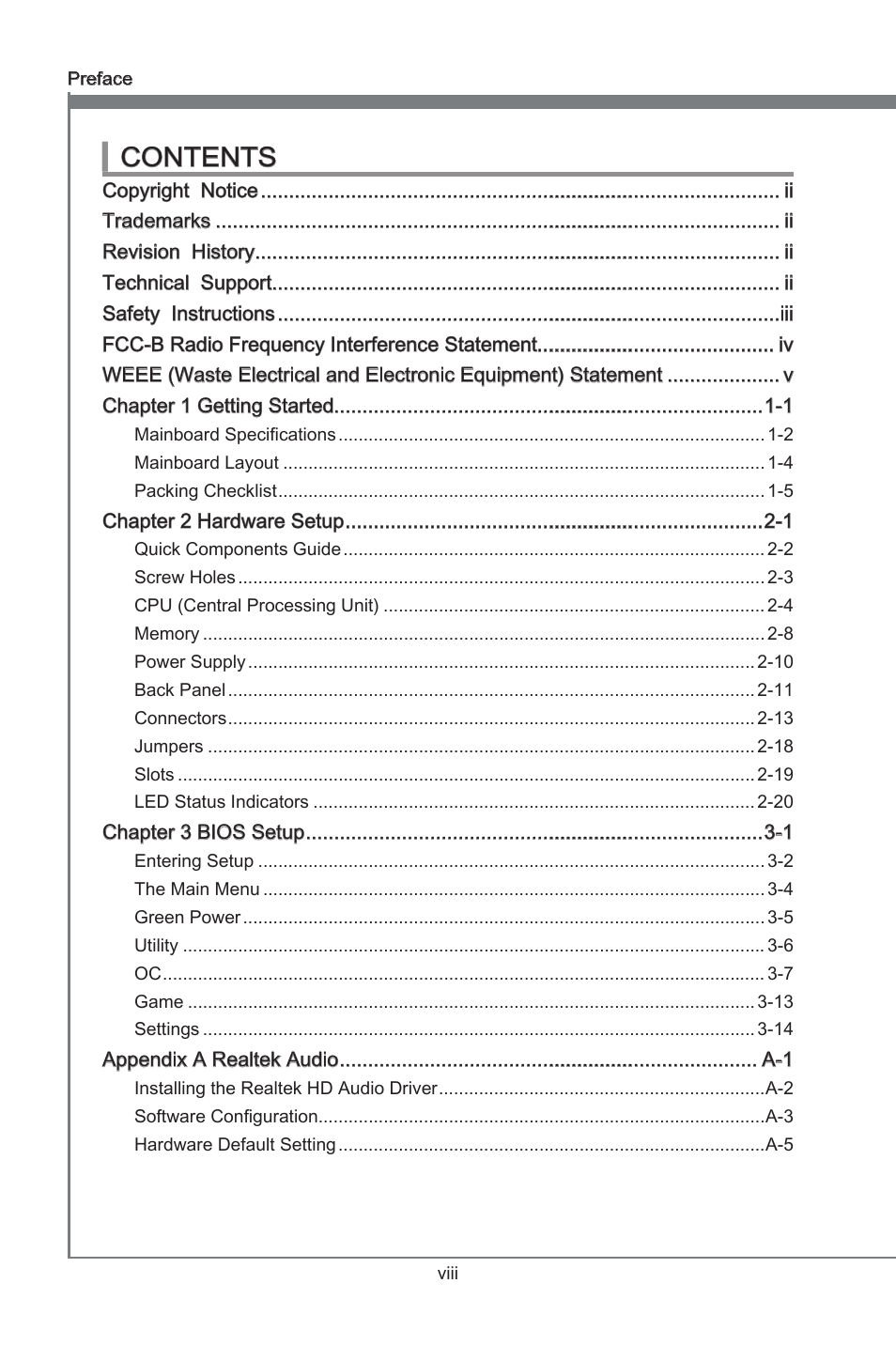 MSI H67MA-E45 (B3) User Manual | Page 8 / 78