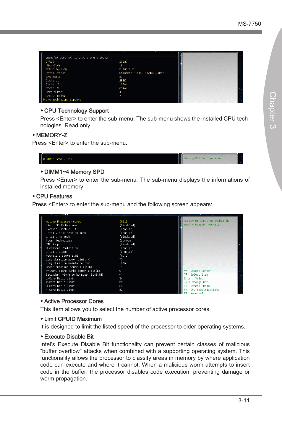 Chapter 3 | MSI H67A-G43 (B3) User Manual | Page 45 / 78