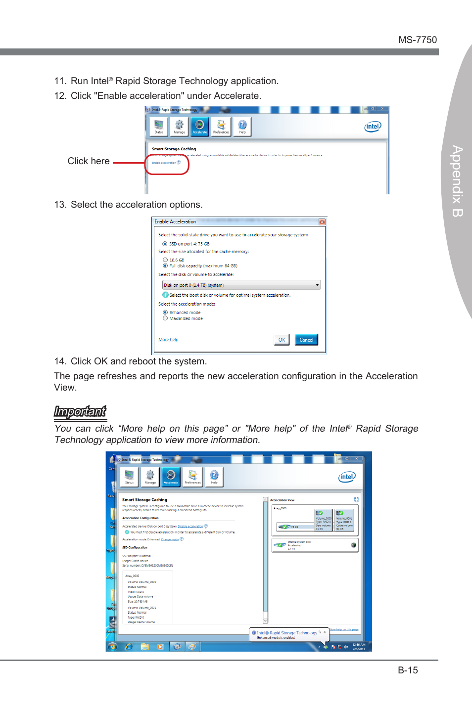 Append x b, Important | MSI H67A-G43 (B3) User Manual | Page 77 / 78