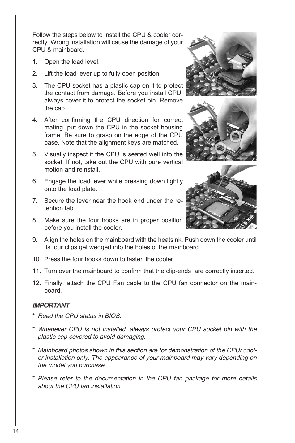 MSI H61M-P21 (B3) User Manual | Page 14 / 137