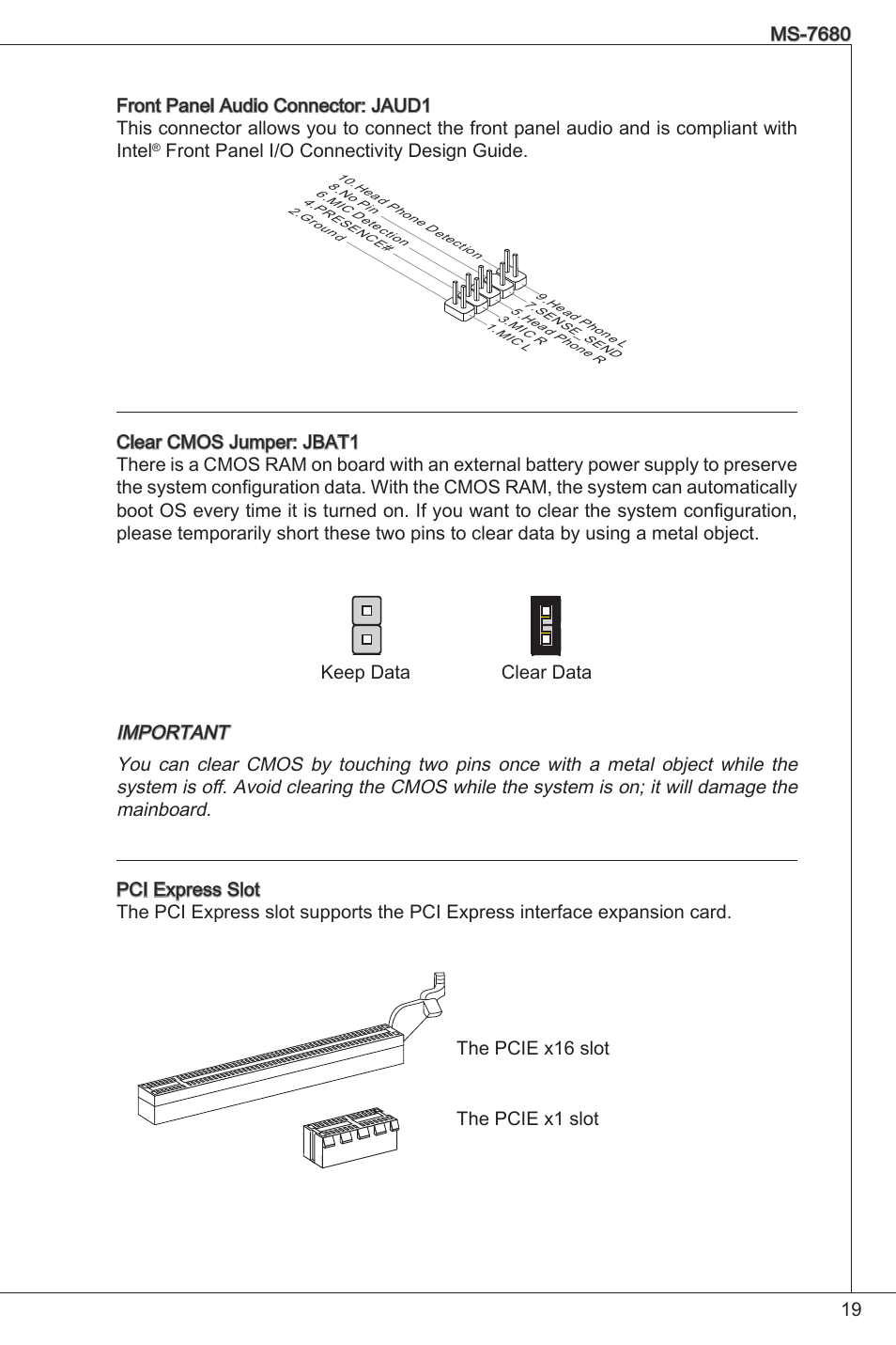 Front panel i/o connectivity design guide | MSI H61M-P21 (B3) User Manual | Page 19 / 137