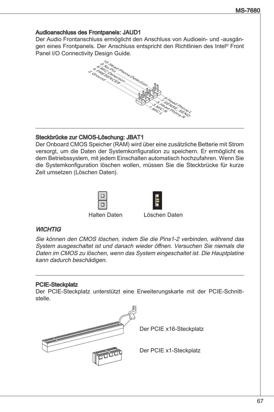 Front panel i/o connectivity design guide | MSI H61M-P21 (B3) User Manual | Page 67 / 137