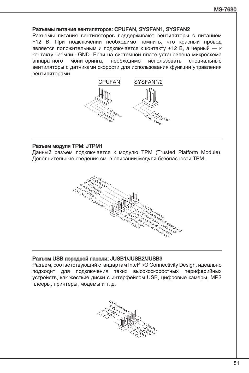 Cpufan sysfan/2 | MSI H61M-P21 (B3) User Manual | Page 81 / 137