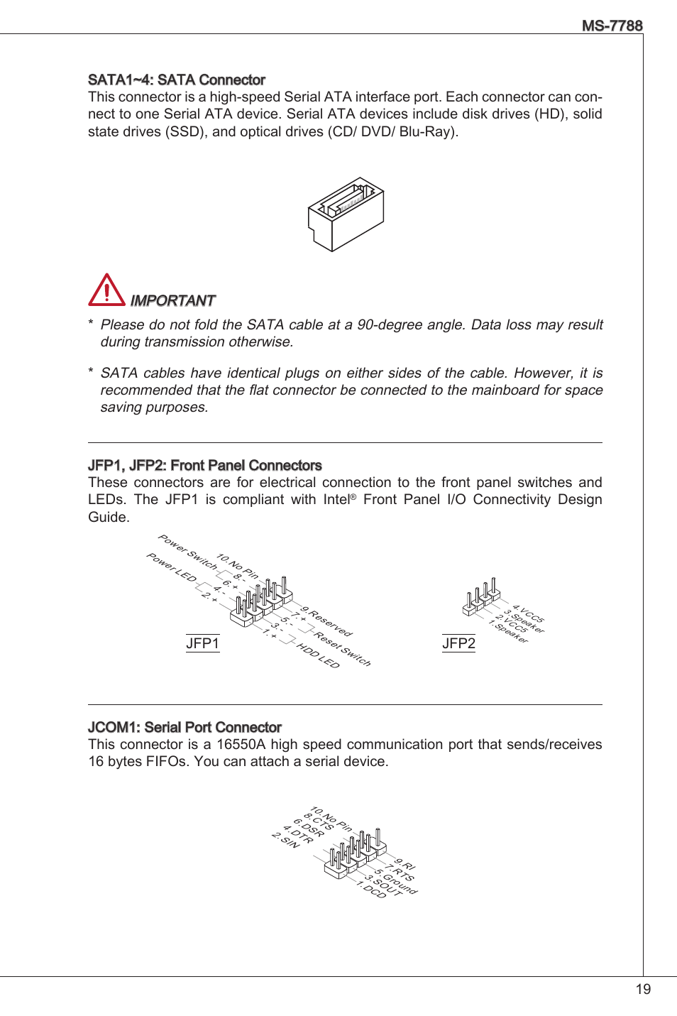 Front panel i/o connectivity design guide | MSI H61M-E33/W8 User Manual | Page 19 / 171