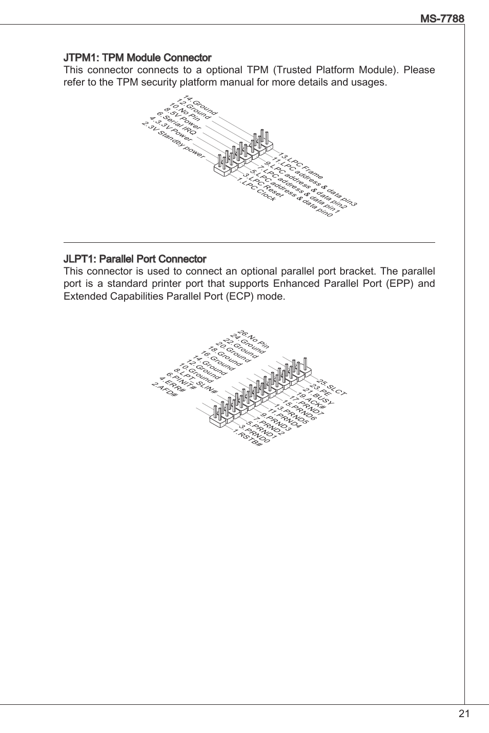 MSI H61M-E33/W8 User Manual | Page 21 / 171