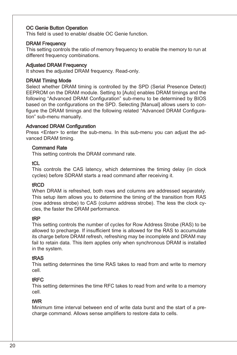 MSI H61I-E35 (B3) User Manual | Page 20 / 121