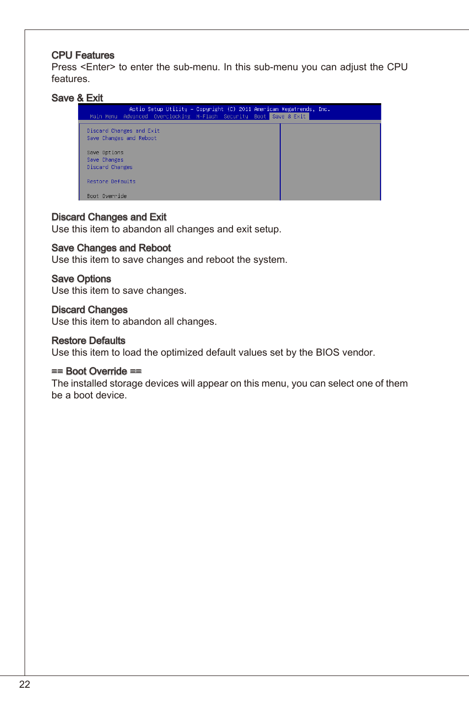 MSI H61I-E35 (B3) User Manual | Page 22 / 121
