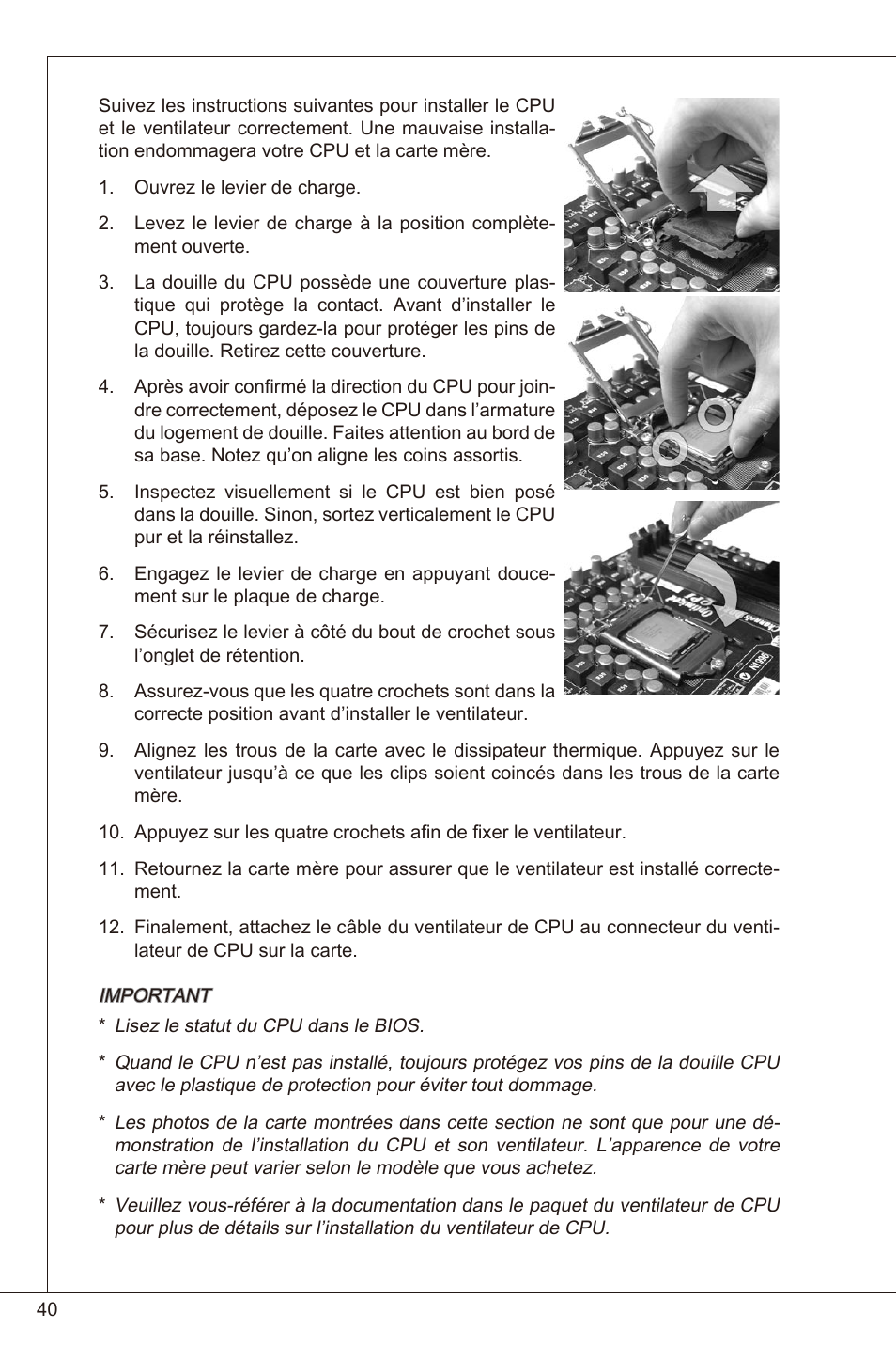 MSI H61I-E35 (B3) User Manual | Page 40 / 121