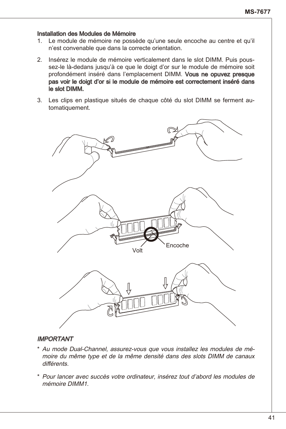MSI H61I-E35 (B3) User Manual | Page 41 / 121