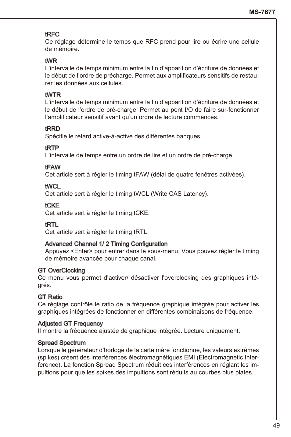 MSI H61I-E35 (B3) User Manual | Page 49 / 121