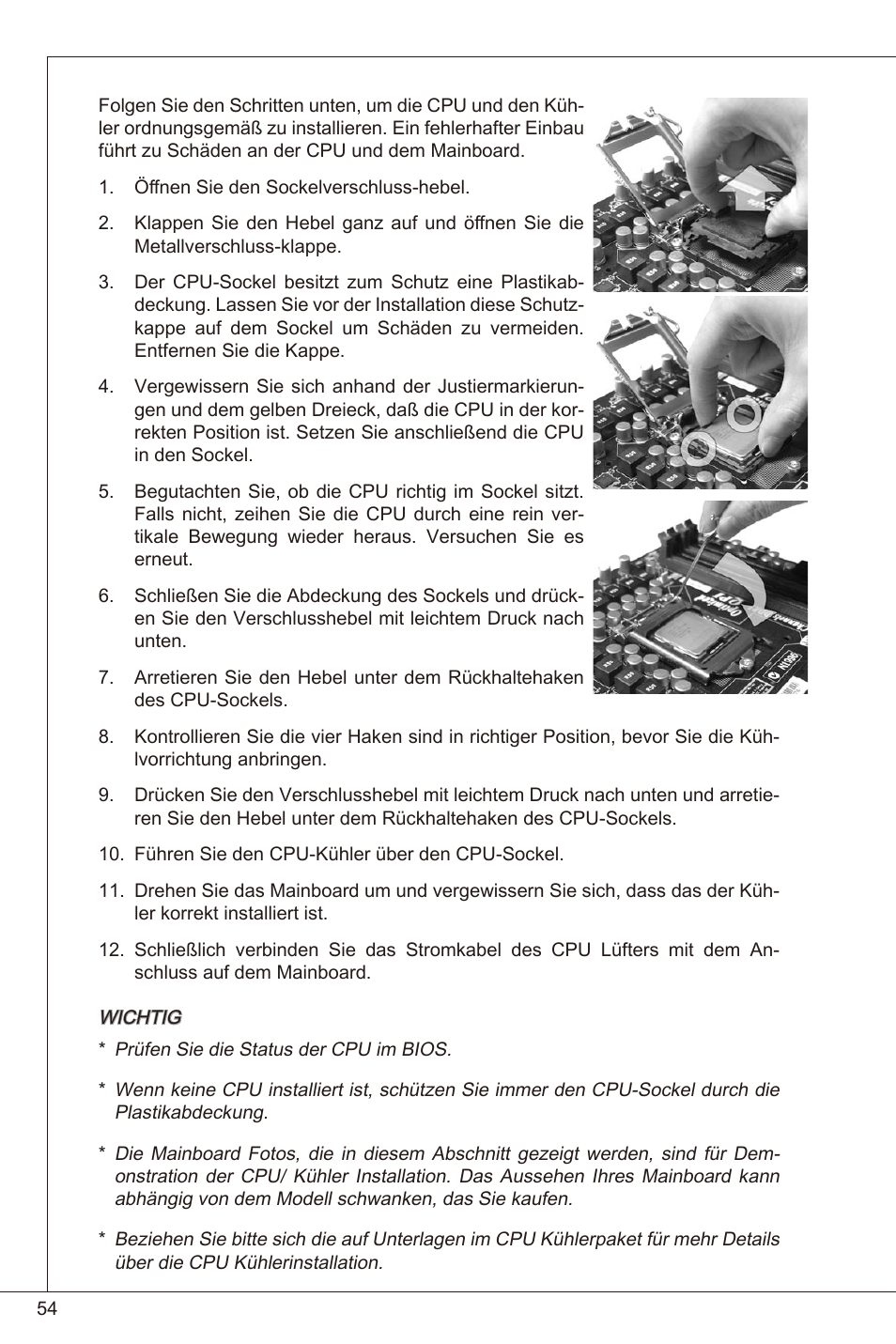 MSI H61I-E35 (B3) User Manual | Page 54 / 121