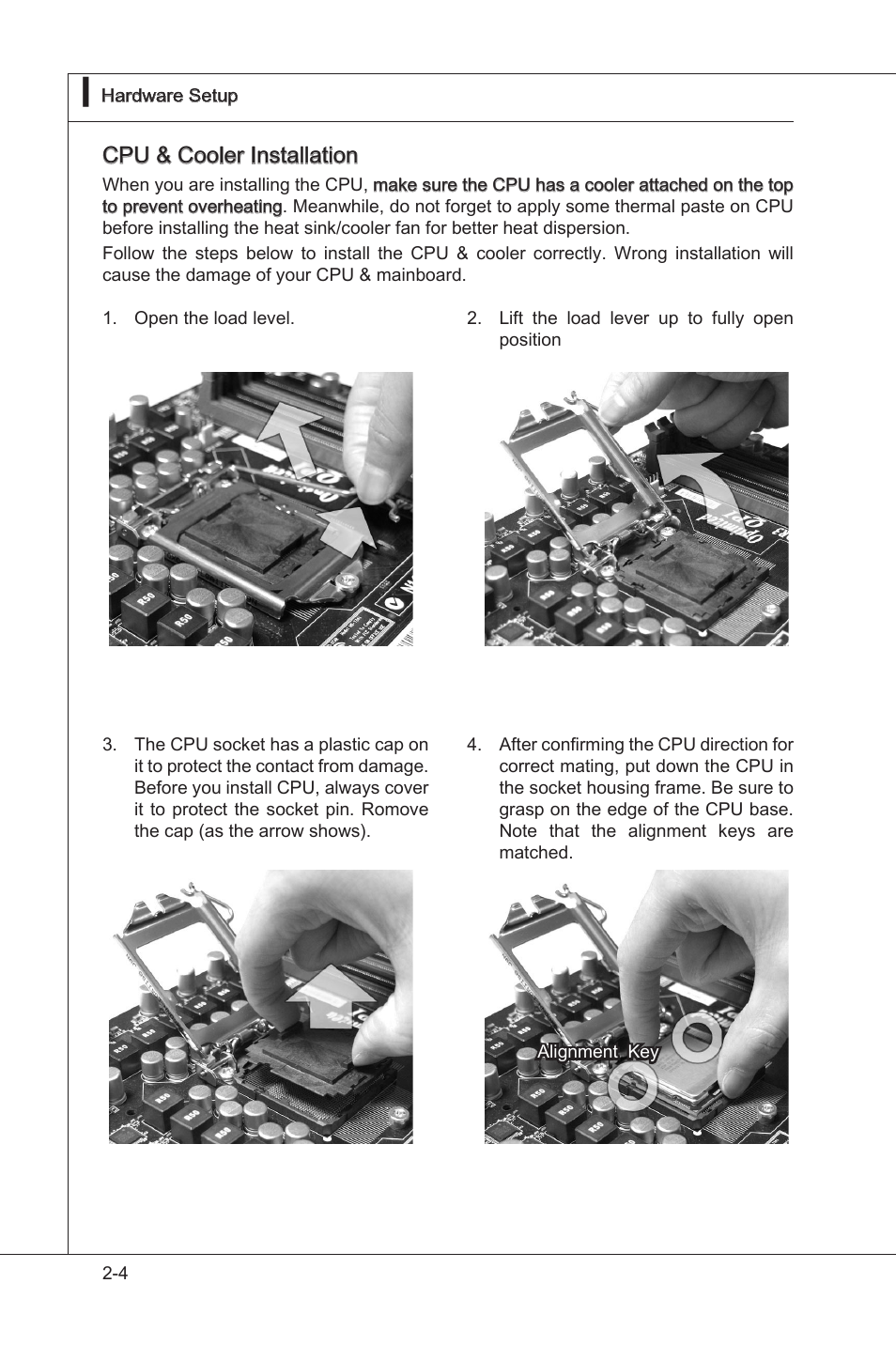 Cpu & cooler installaton | MSI H55M-P33 User Manual | Page 20 / 88