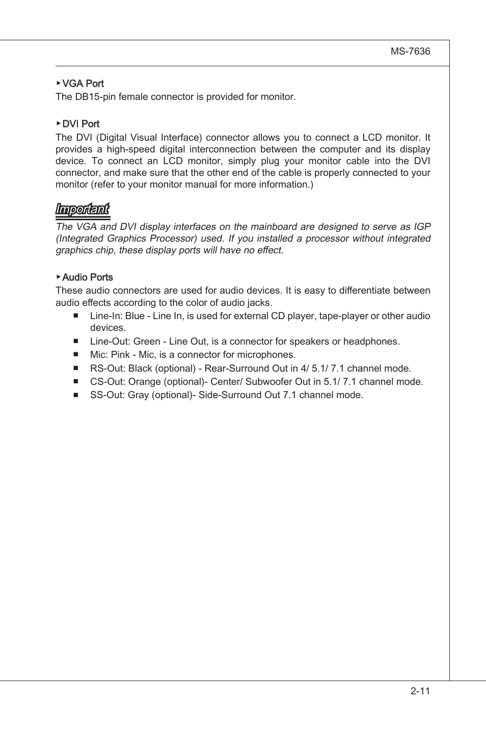 Important | MSI H55M-P33 User Manual | Page 27 / 88