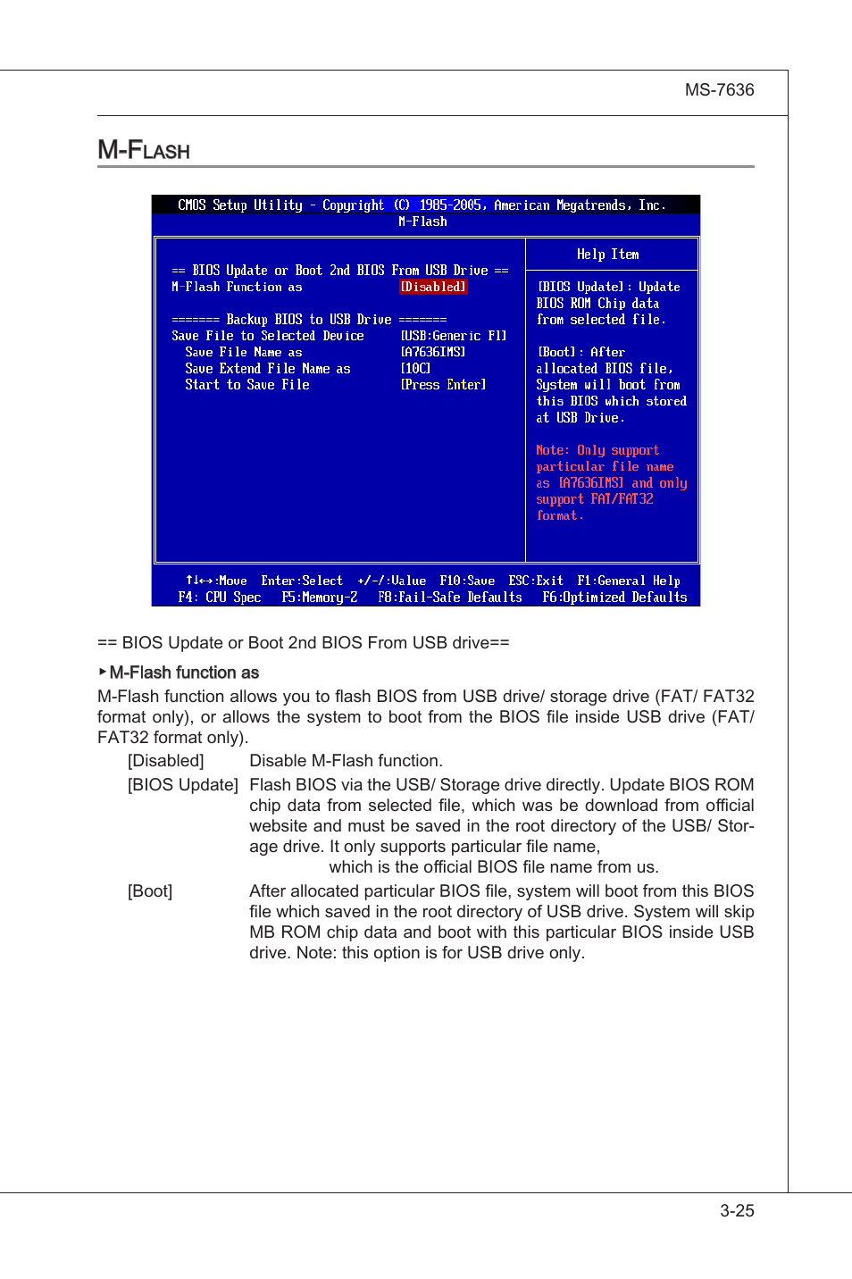 M-flash, M-flash -25 | MSI H55M-P33 User Manual | Page 61 / 88