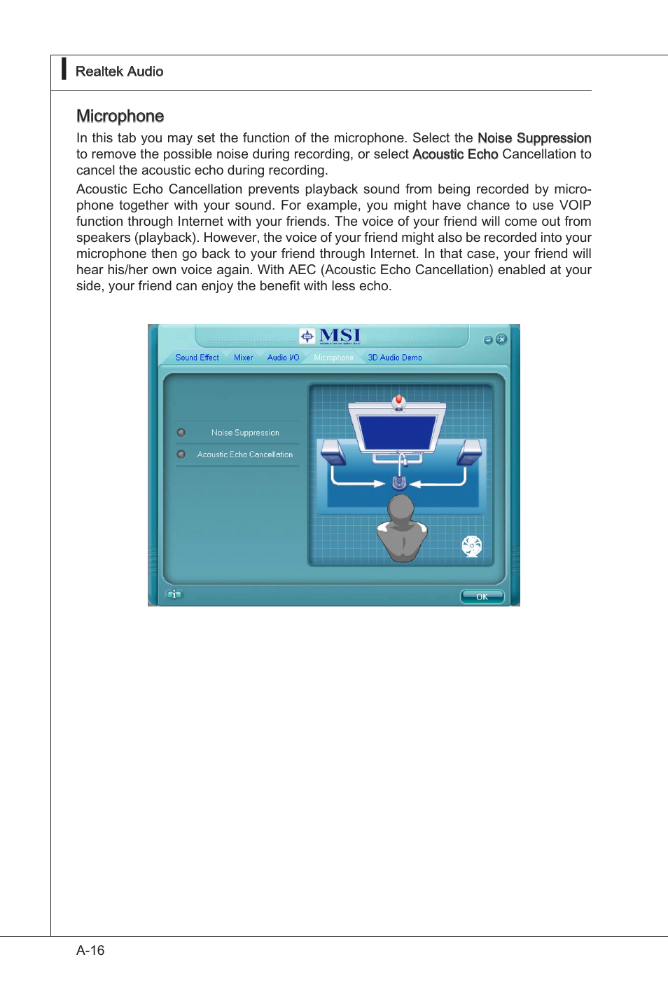 Mcrophone | MSI H55M-P33 User Manual | Page 82 / 88