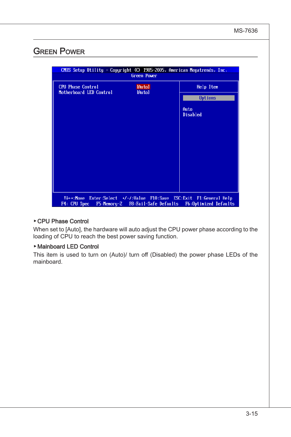 Green power, Green power -15 | MSI H55M-E33 User Manual | Page 53 / 90