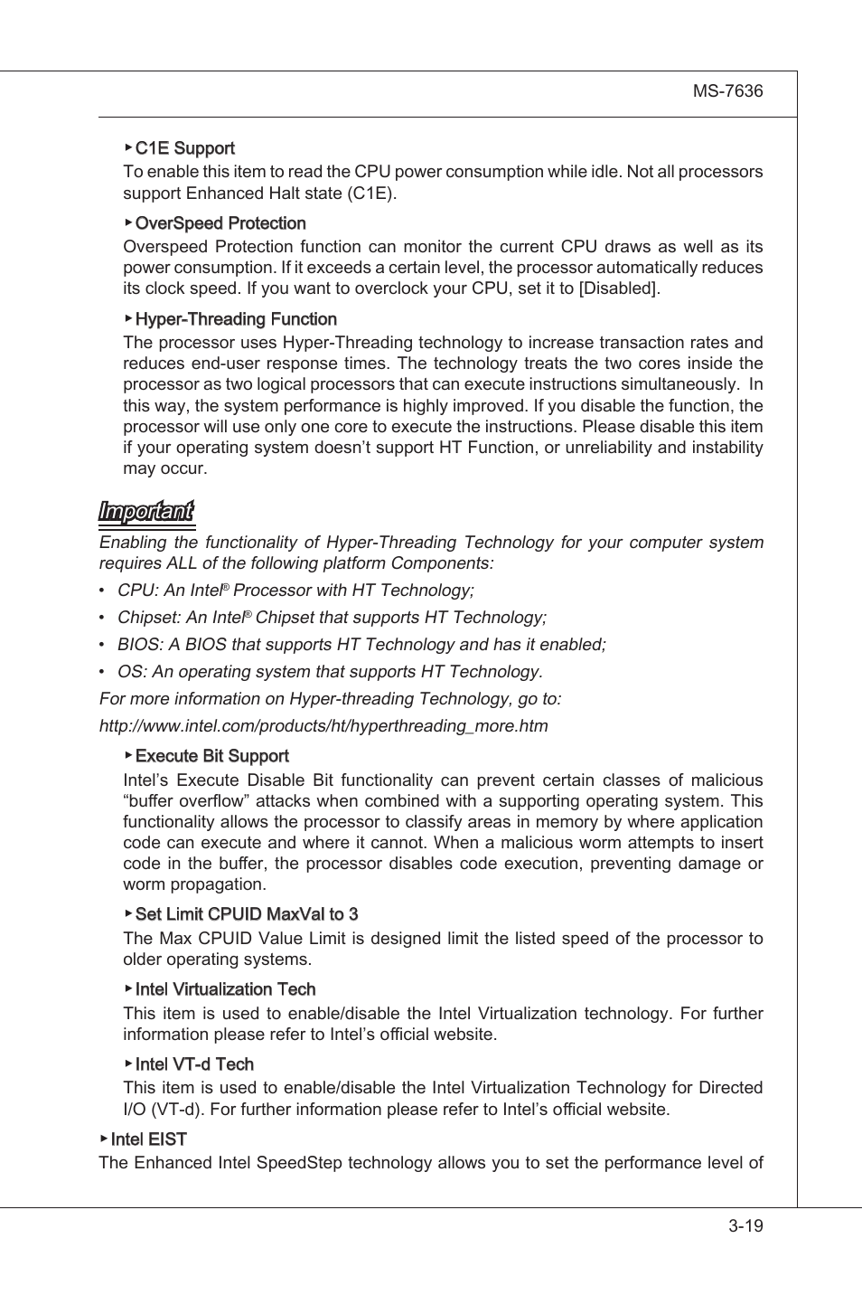 Important | MSI H55M-E33 User Manual | Page 57 / 90