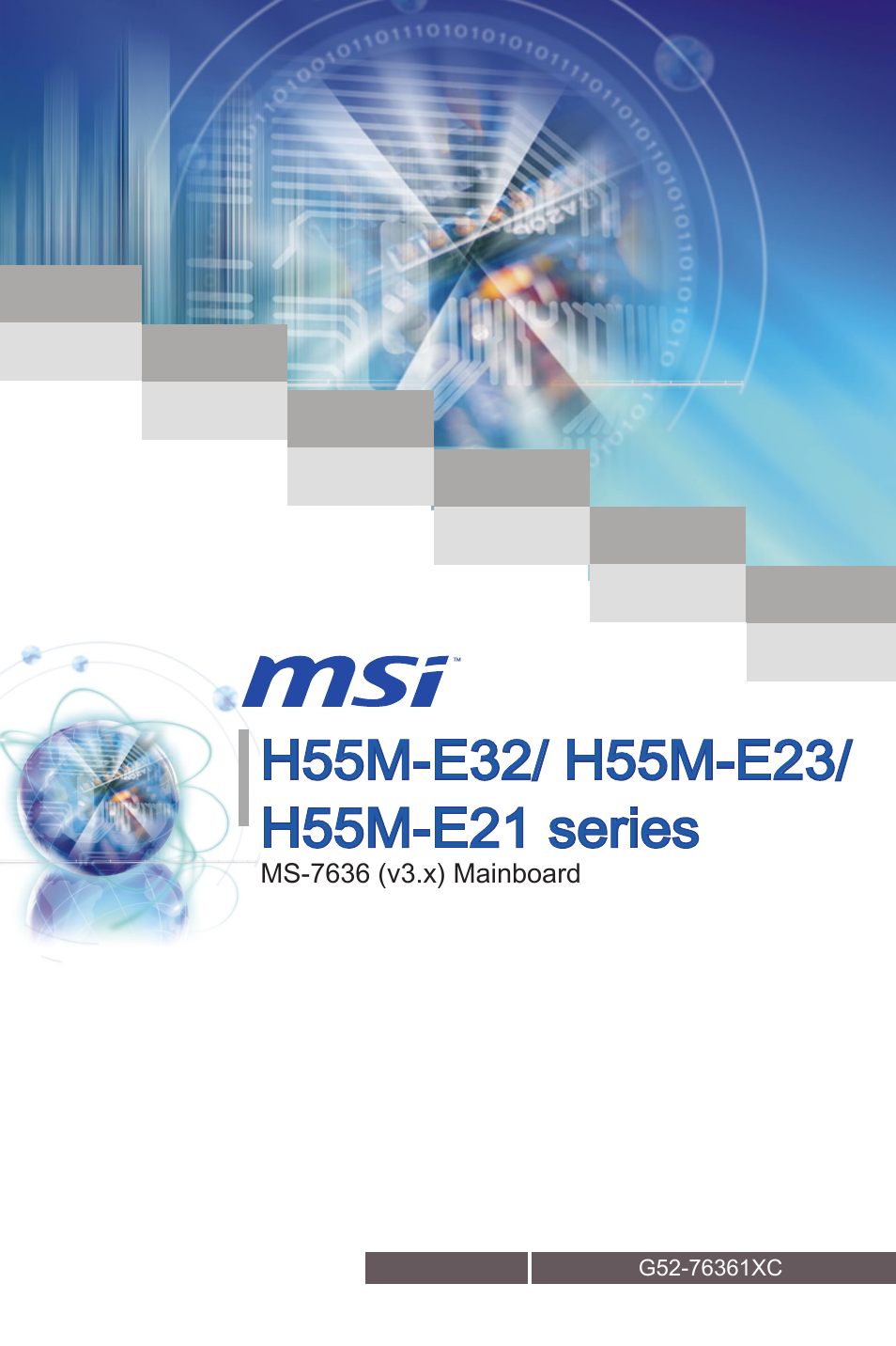 MSI H55M-E21 User Manual | 68 pages