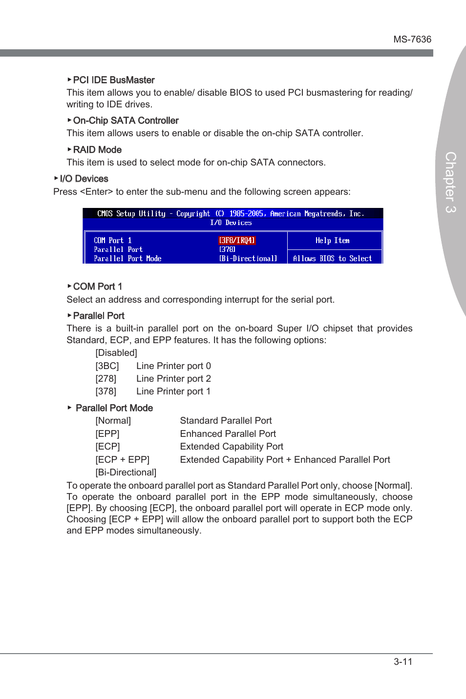 Chapter 3 | MSI H55M-E21 User Manual | Page 47 / 68