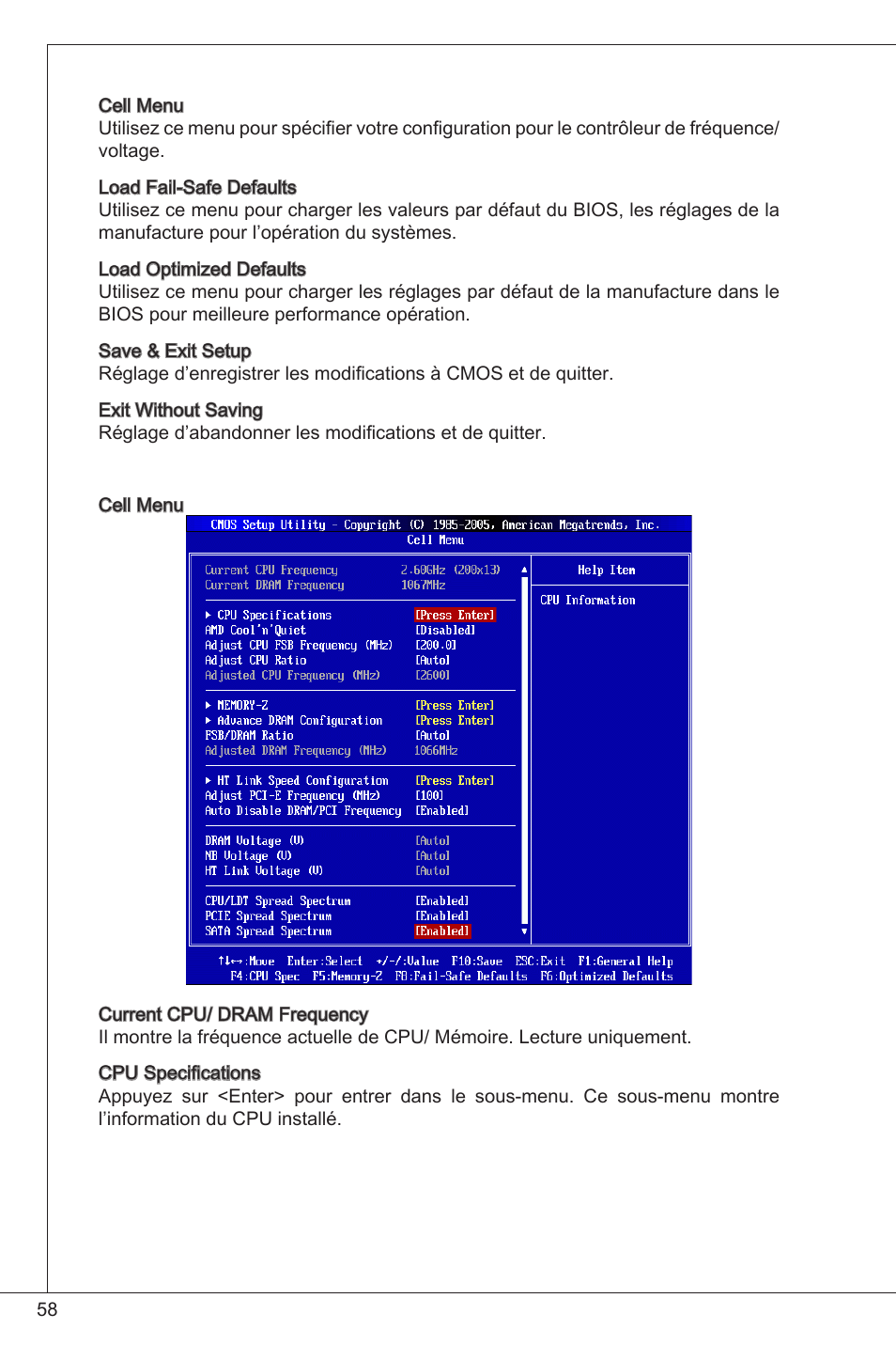 MSI GF615M-P31 User Manual | Page 58 / 153