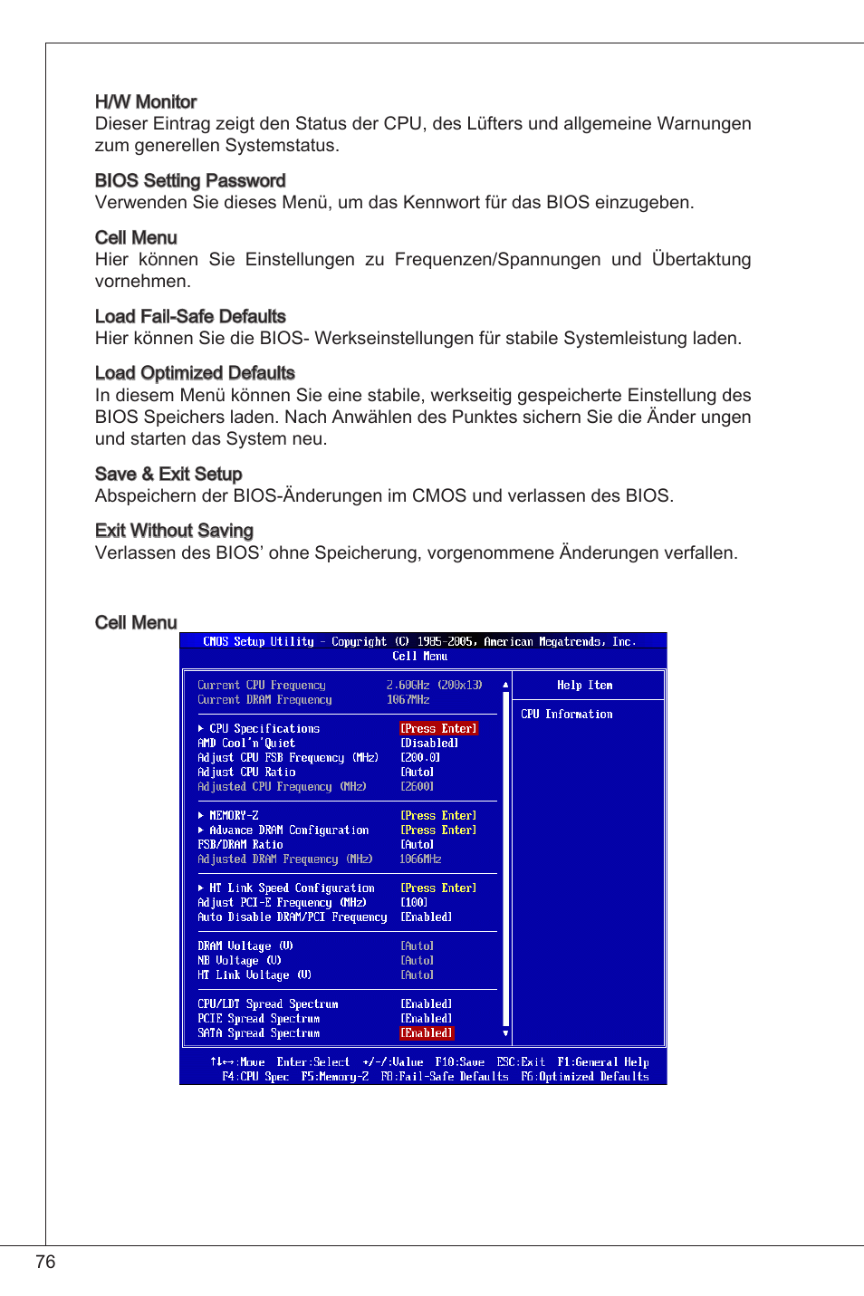 MSI GF615M-P31 User Manual | Page 76 / 153