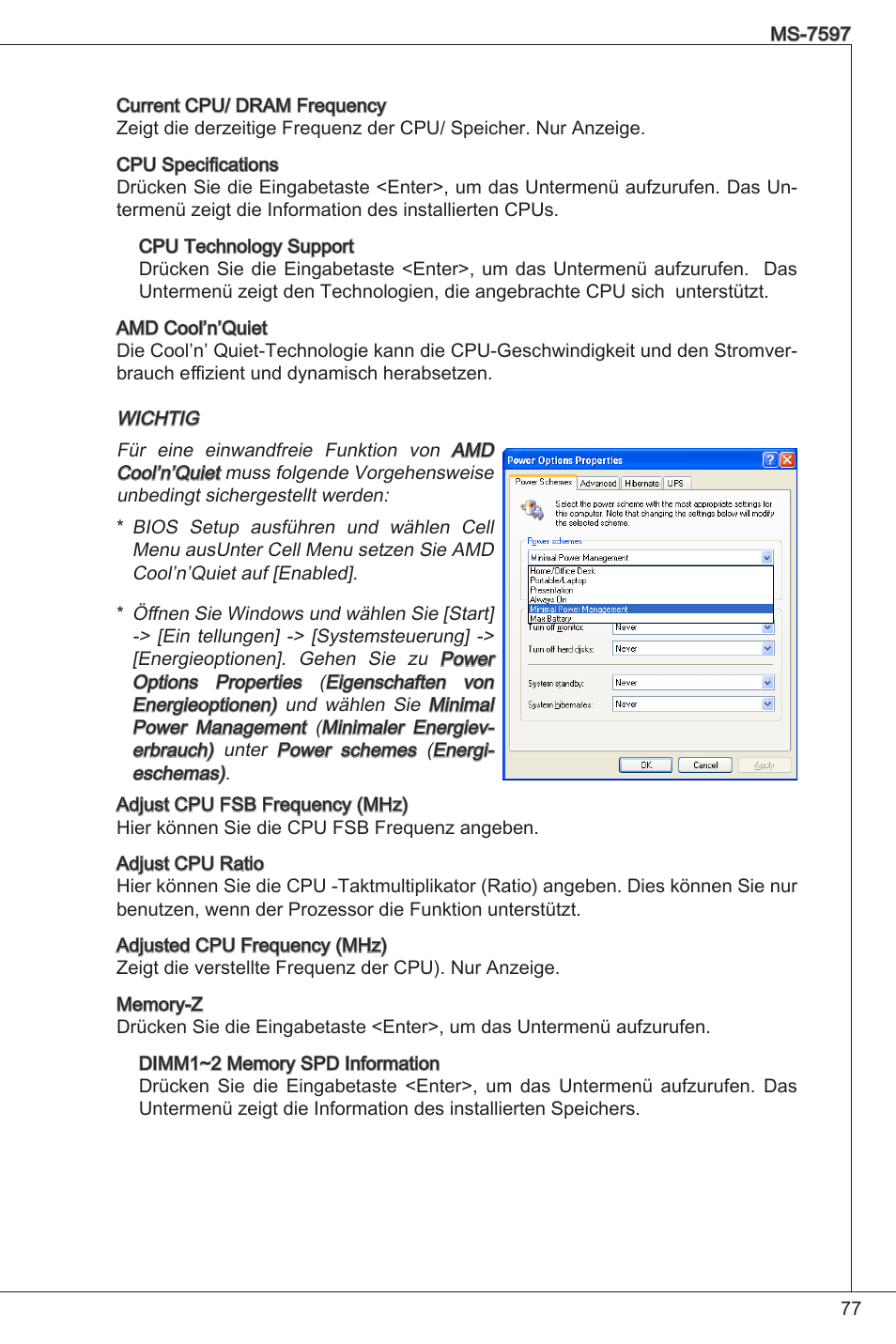 MSI GF615M-P31 User Manual | Page 77 / 153