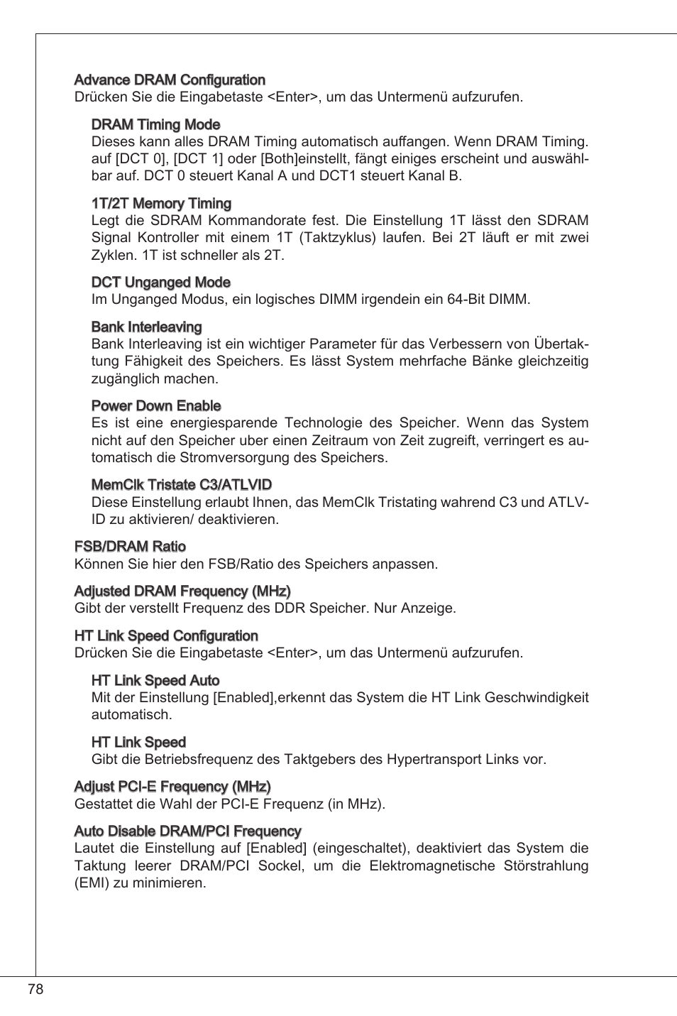 MSI GF615M-P31 User Manual | Page 78 / 153