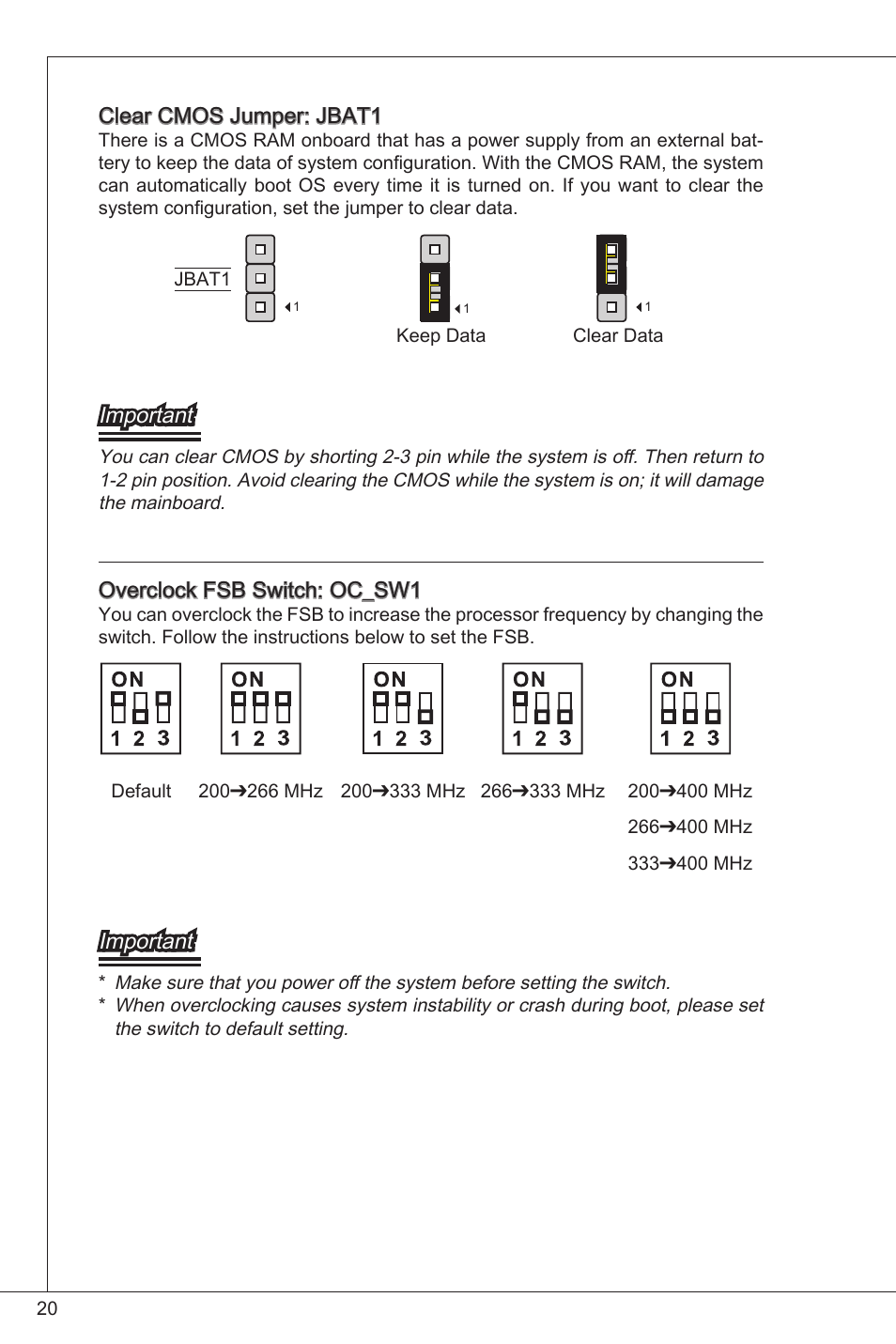 MSI G41M-P34 User Manual | Page 20 / 153