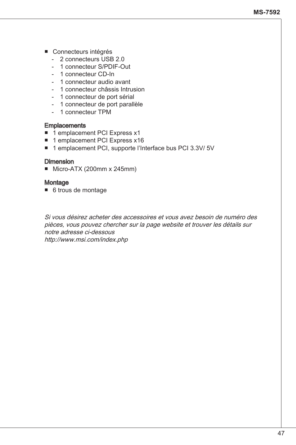 MSI G41M-P34 User Manual | Page 47 / 153