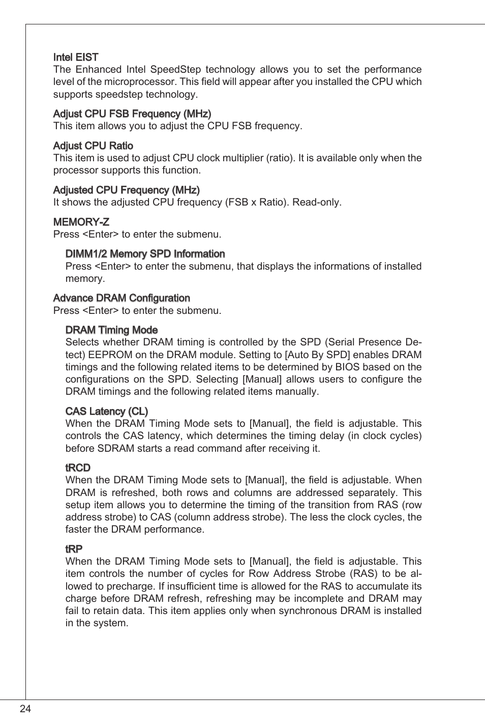 MSI G41M-P26 User Manual | Page 24 / 155