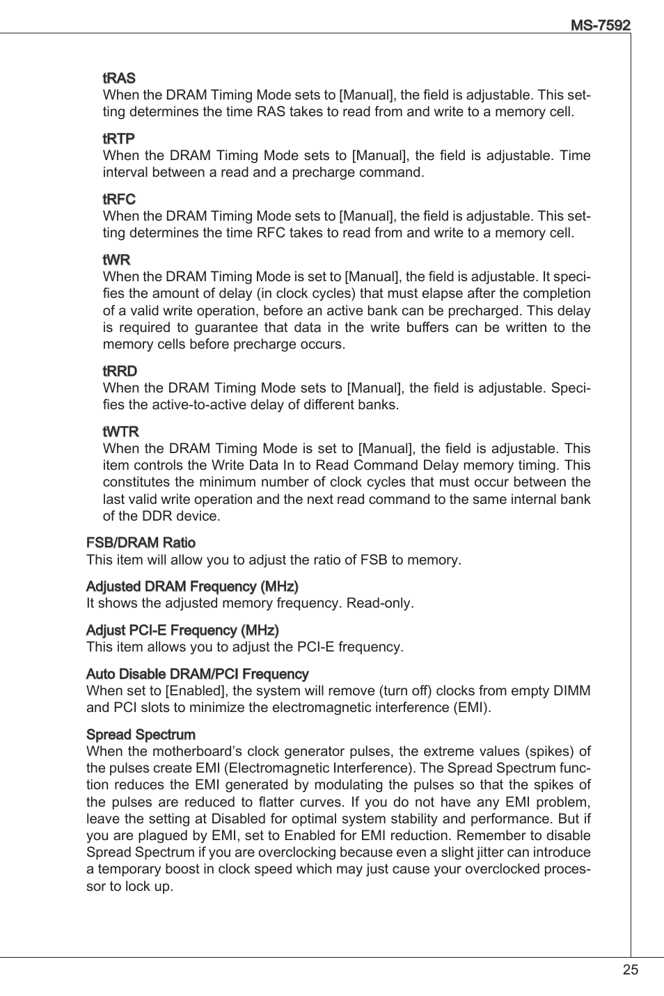 MSI G41M-P26 User Manual | Page 25 / 155