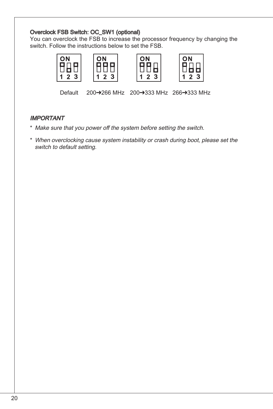 MSI G41M-P25 User Manual | Page 20 / 155