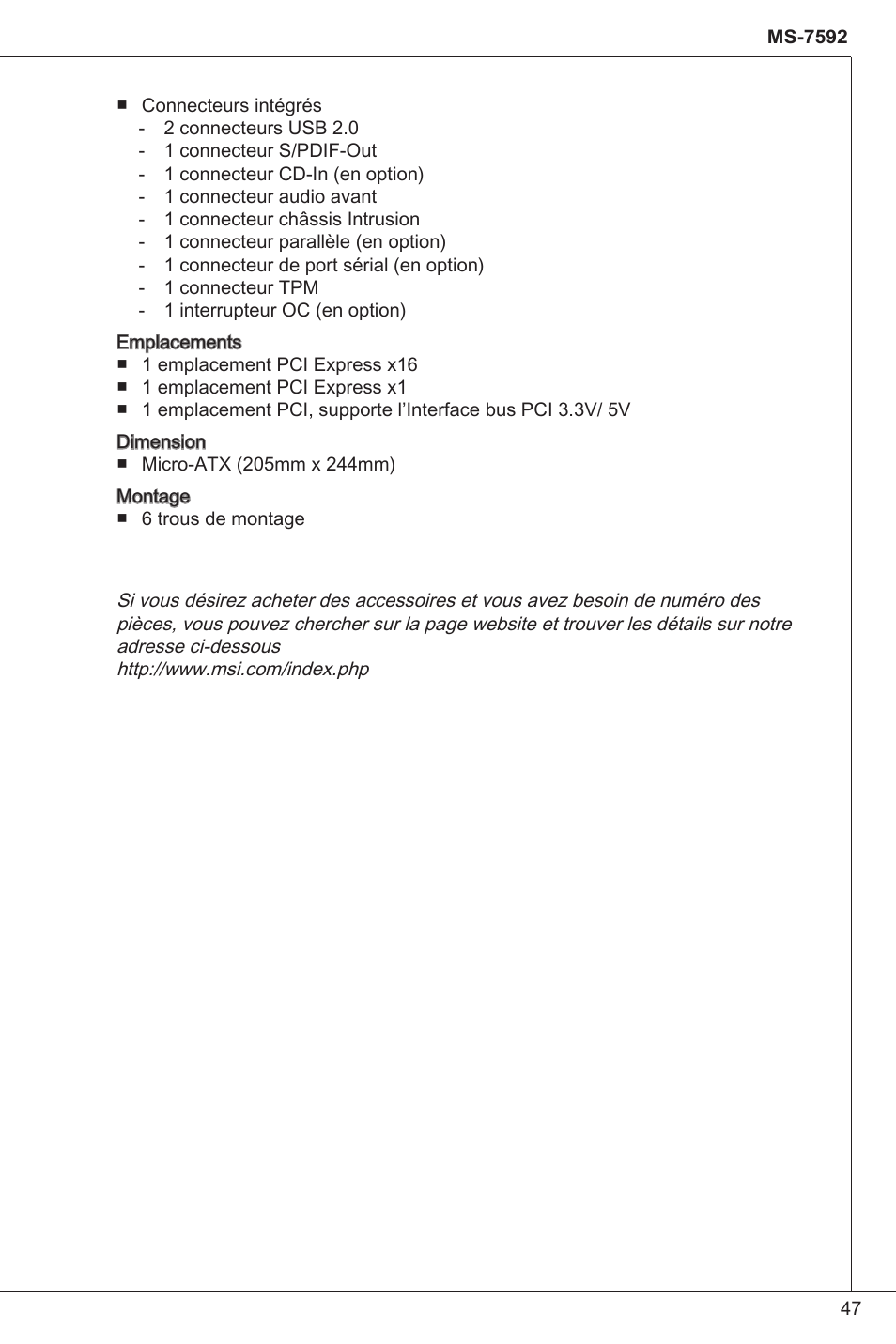 MSI G41M-P25 User Manual | Page 47 / 155