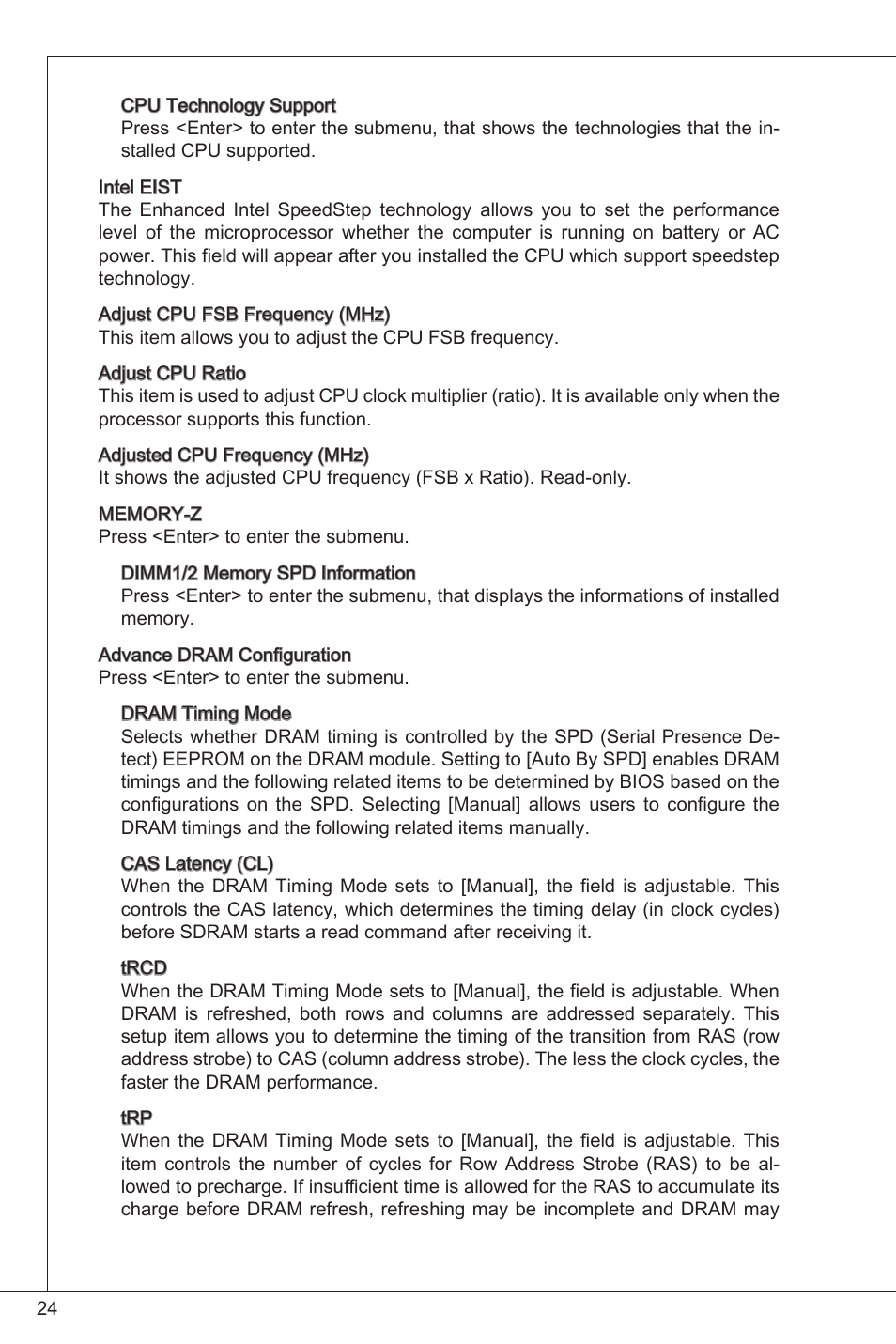 MSI G41M-P23 User Manual | Page 24 / 155