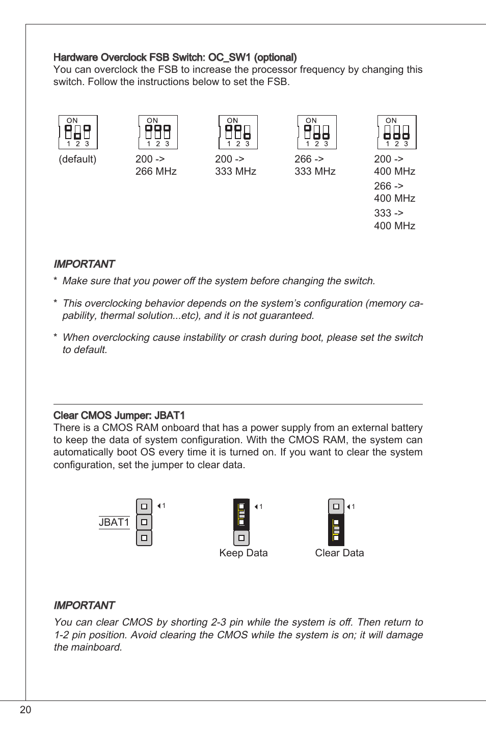 MSI G31TM-P21 User Manual | Page 20 / 153