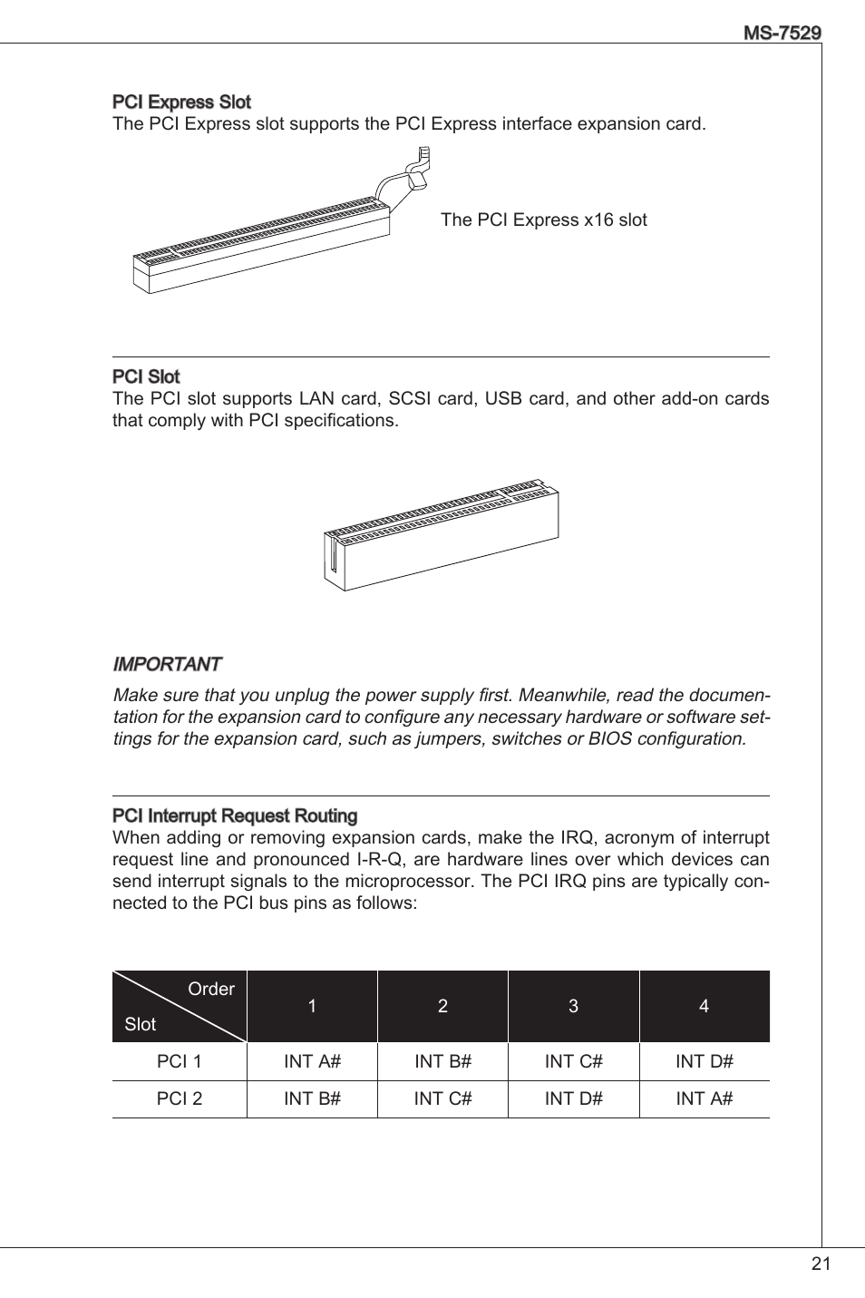 MSI G31TM-P21 User Manual | Page 21 / 153