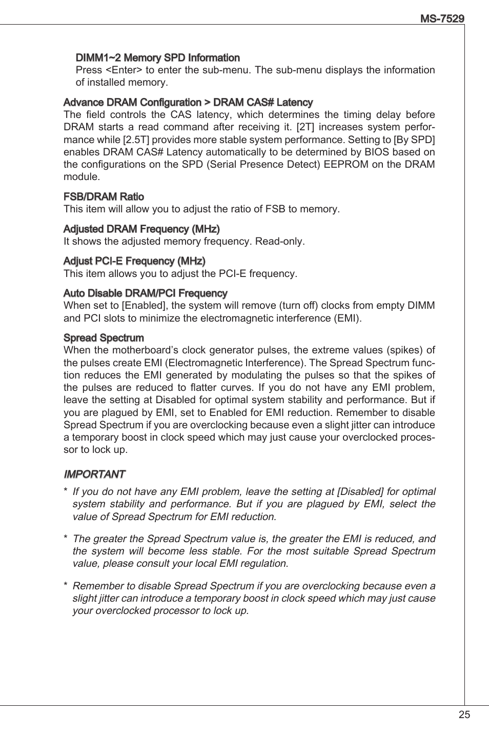 MSI G31TM-P21 User Manual | Page 25 / 153