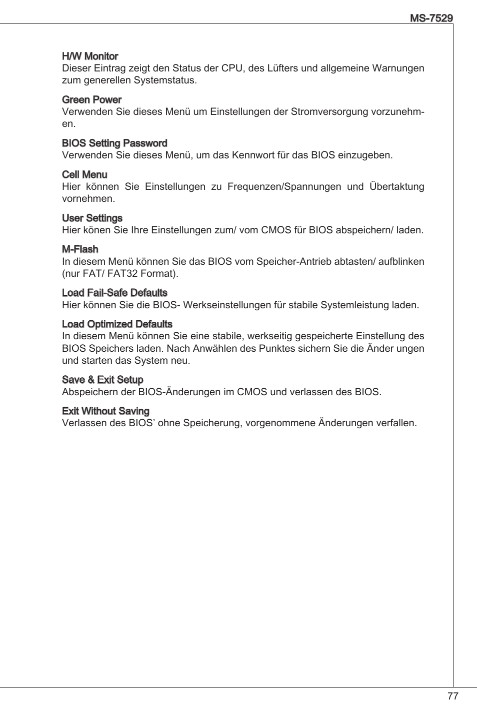 MSI G31TM-P21 User Manual | Page 77 / 153