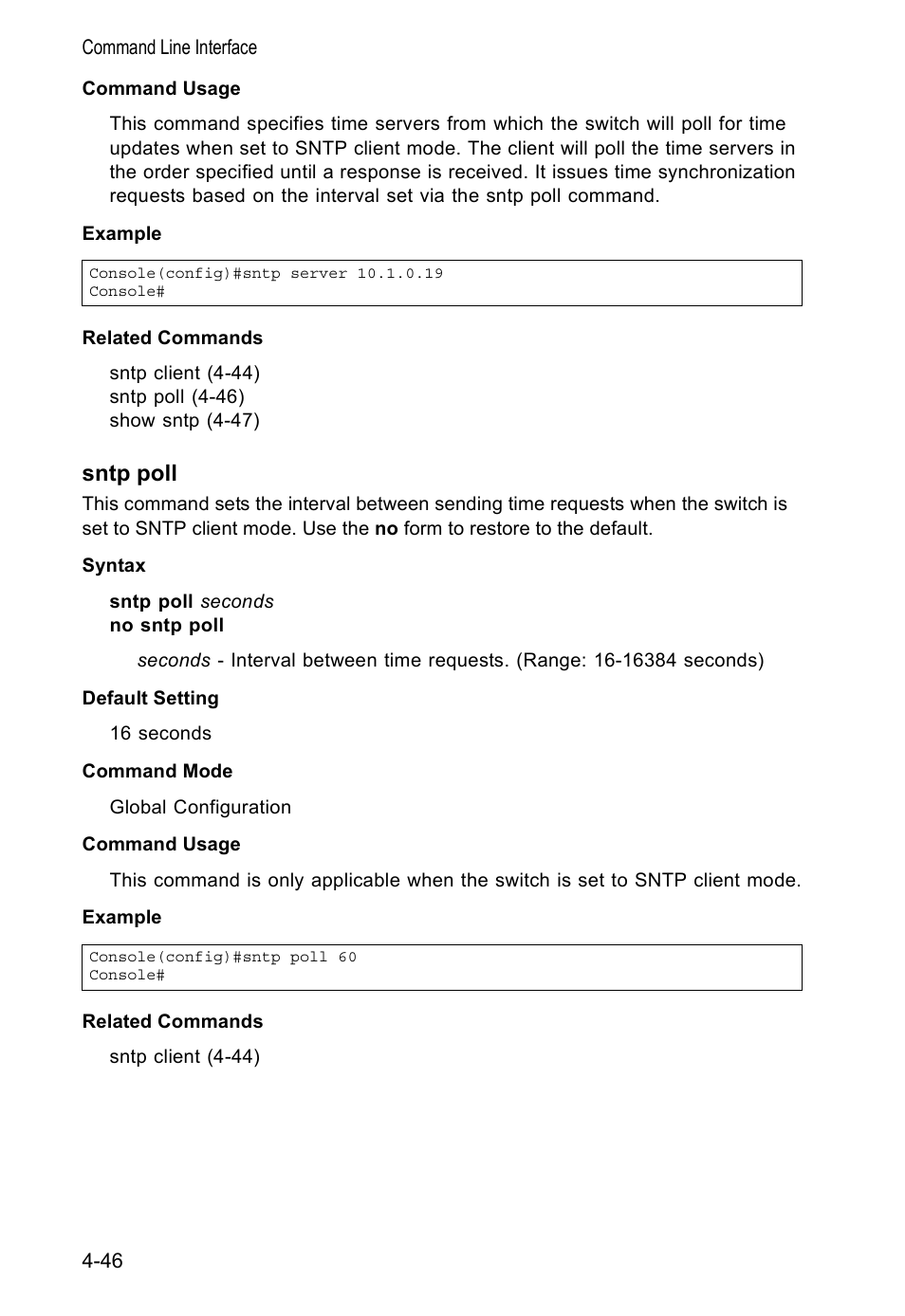 Sntp poll | Accton Technology VS4512DC User Manual | Page 192 / 334