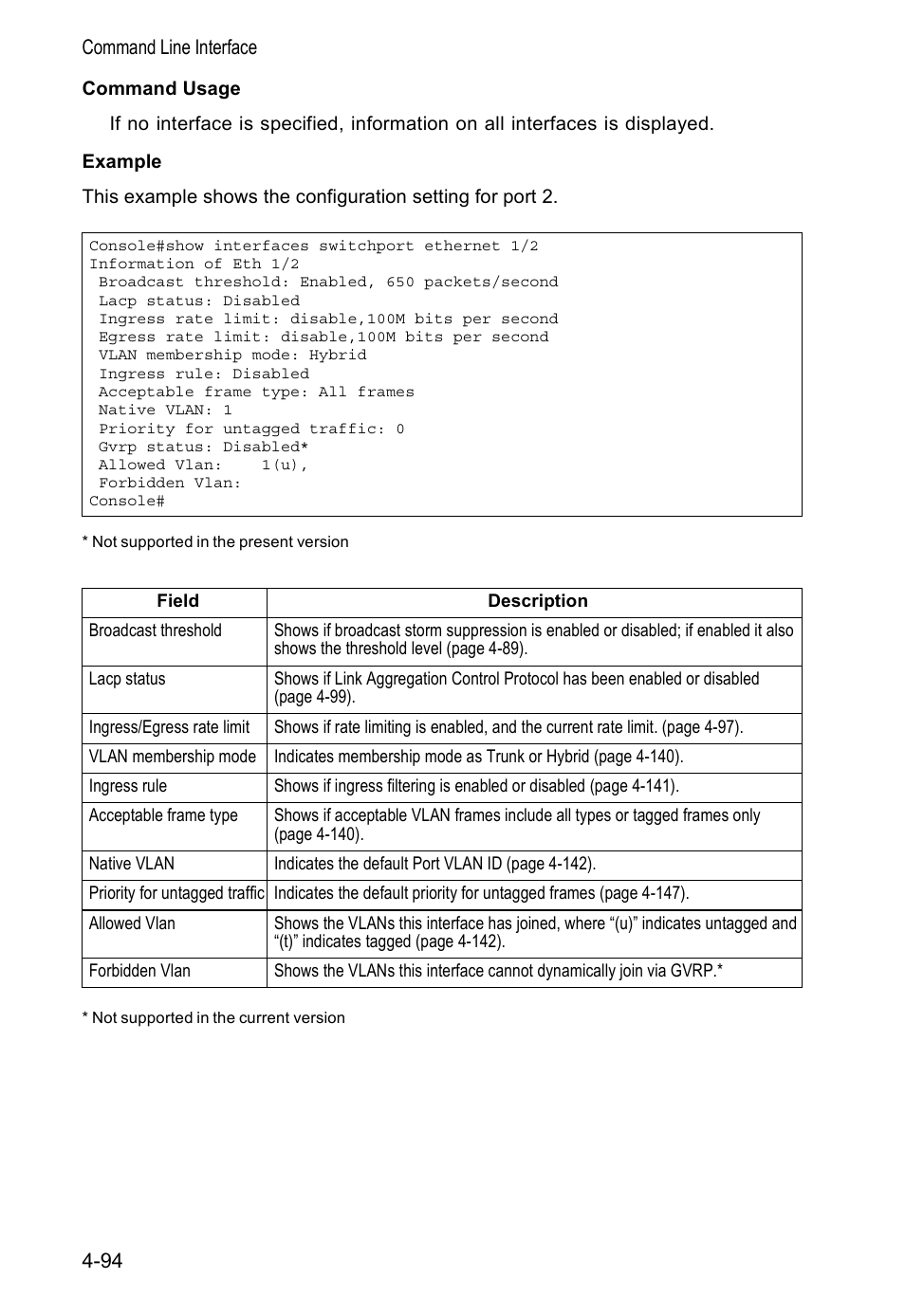 Accton Technology VS4512DC User Manual | Page 240 / 334