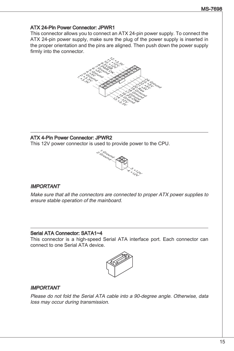 MSI E350IS-E45 User Manual | Page 15 / 121