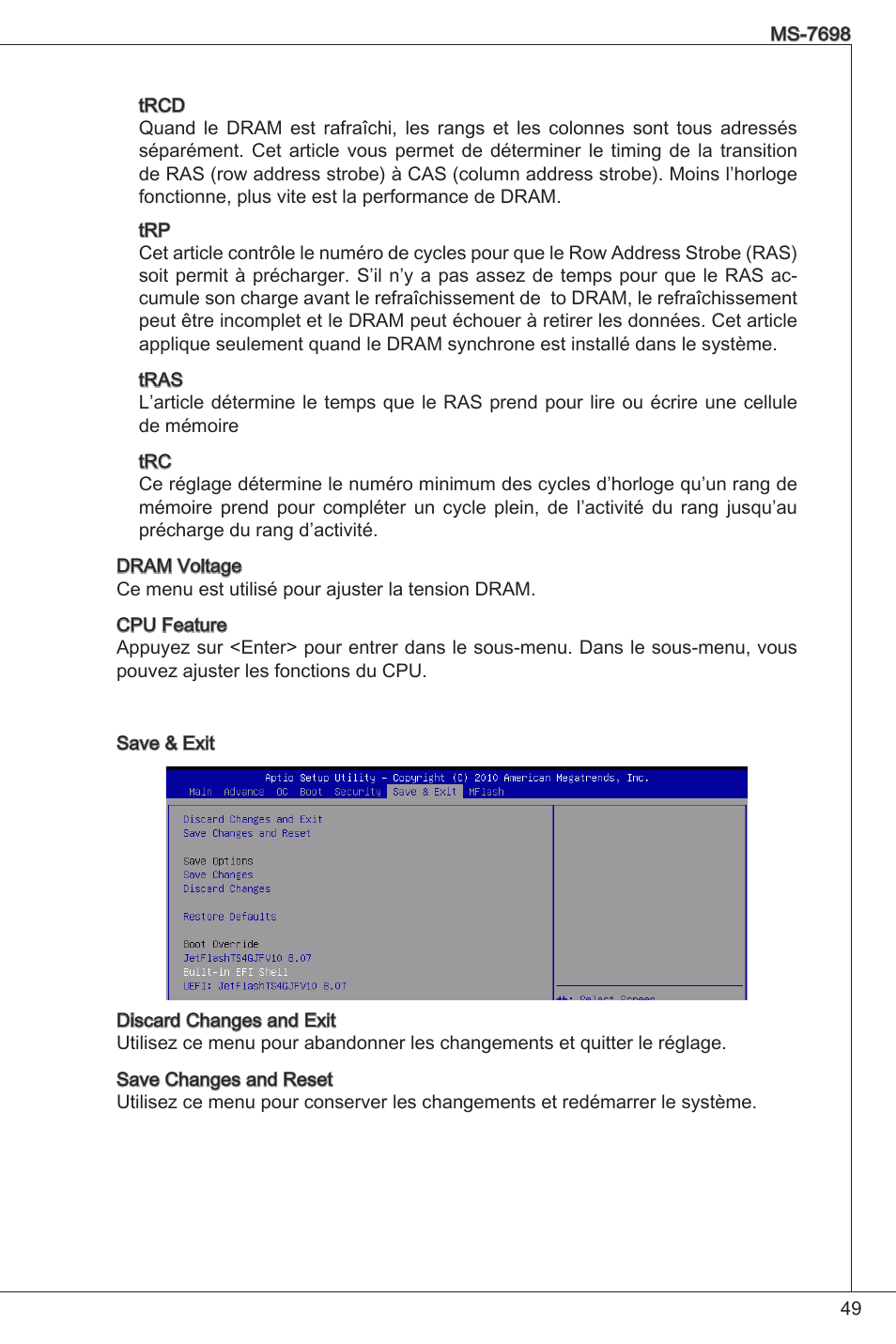 MSI E350IS-E45 User Manual | Page 49 / 121