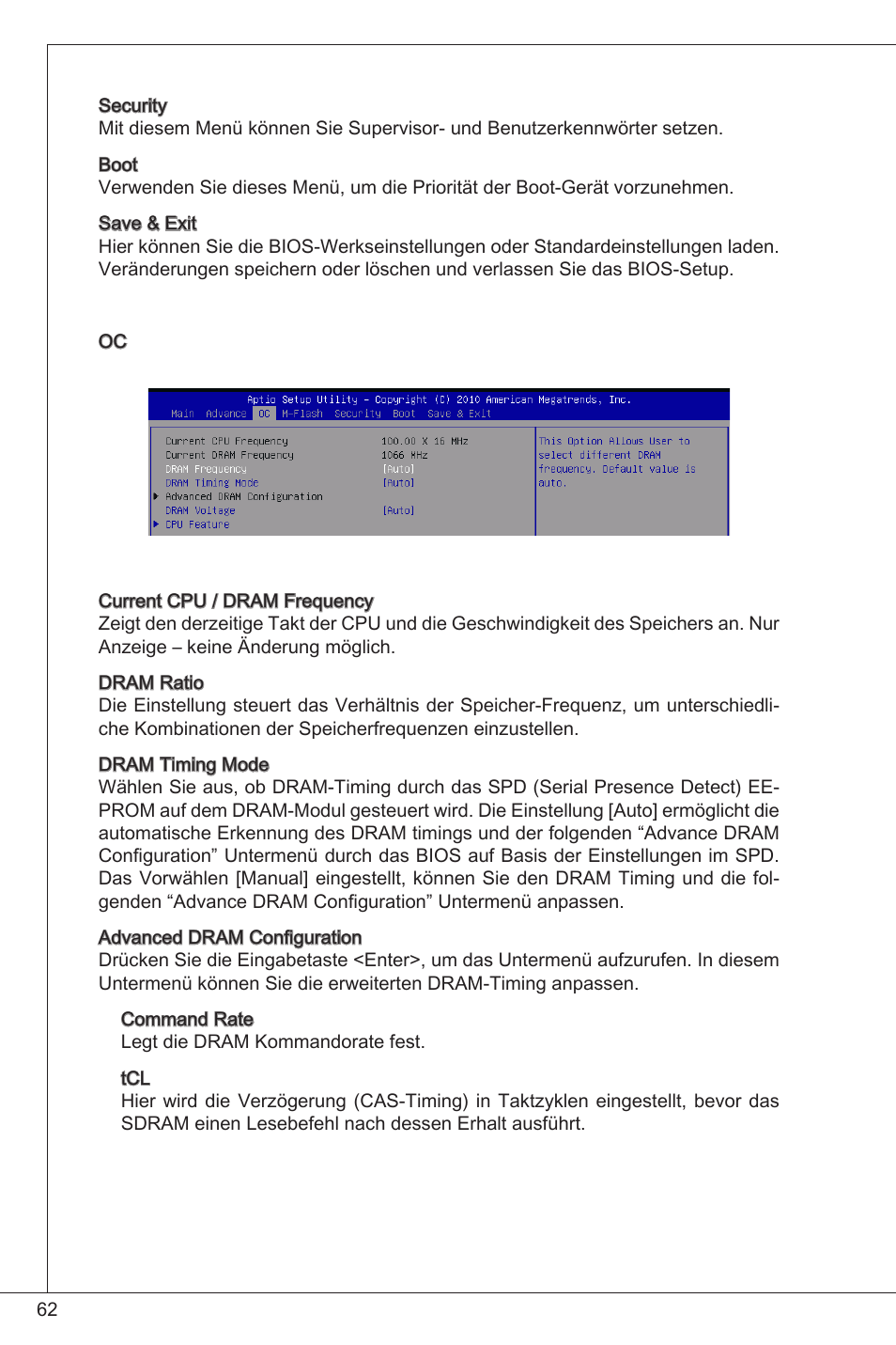 MSI E350IS-E45 User Manual | Page 62 / 121