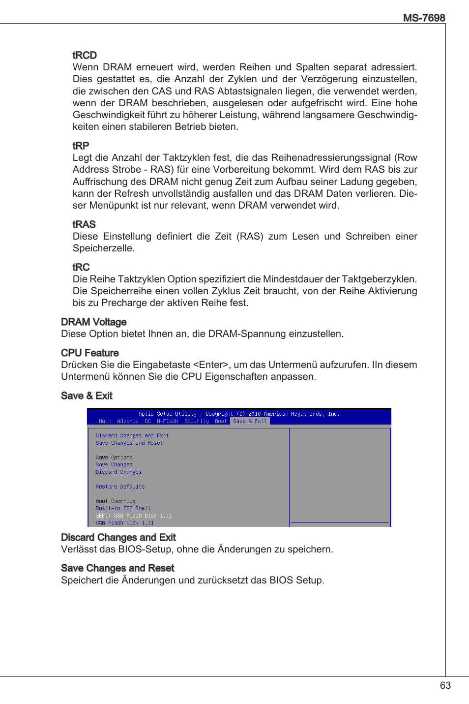 MSI E350IS-E45 User Manual | Page 63 / 121